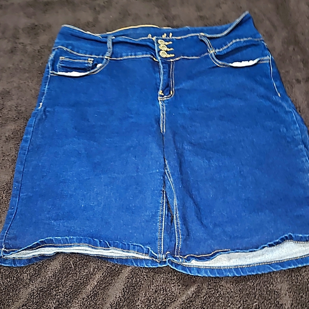 High waist Jean Shorts